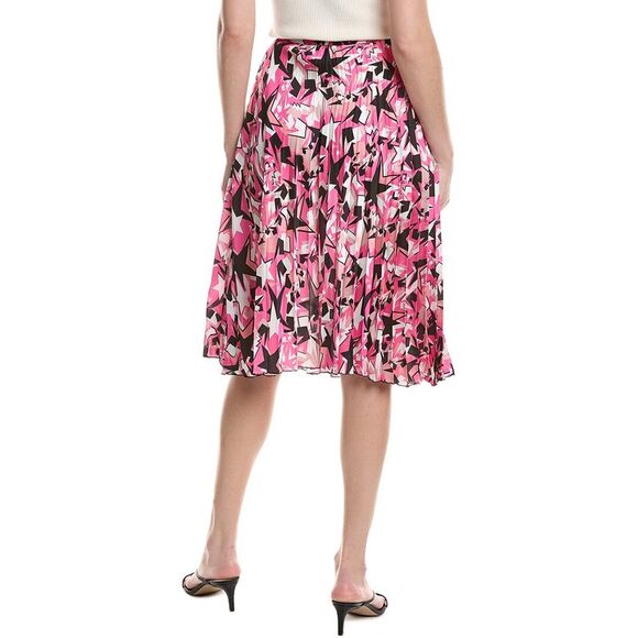Silvian Heach Womens  Midi Skirt, Pink - Picture 2 of 3